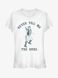 Star Wars Never Han Solo Tell Me Girls T-Shirt