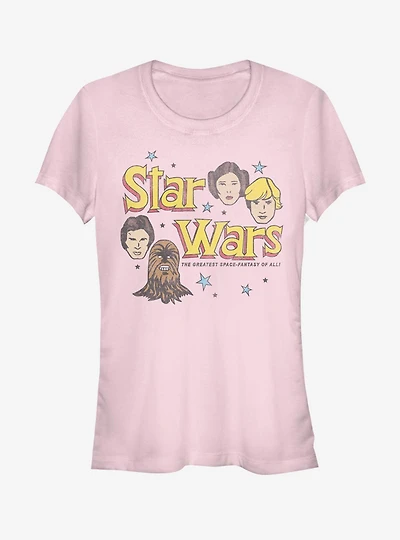 Star Wars Vintage Cartoon Girls T-Shirt