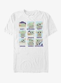 Star Wars The Mandalorian Child Emotions T-Shirt