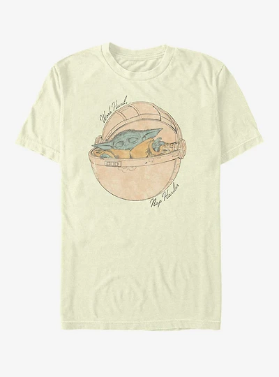 Star Wars The Mandalorian The Child Nap Harder T-Shirt