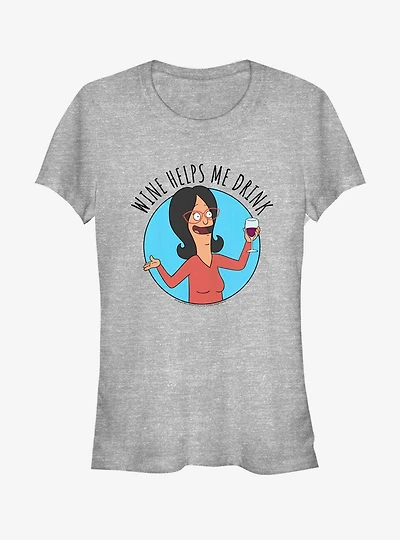 Bob's Burgers Linda Belcher Wine Helps Girls T-Shirt