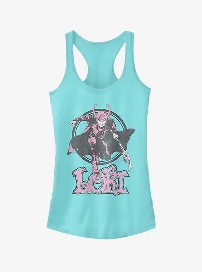 Marvel Loki Pretty Pink Girls Tank