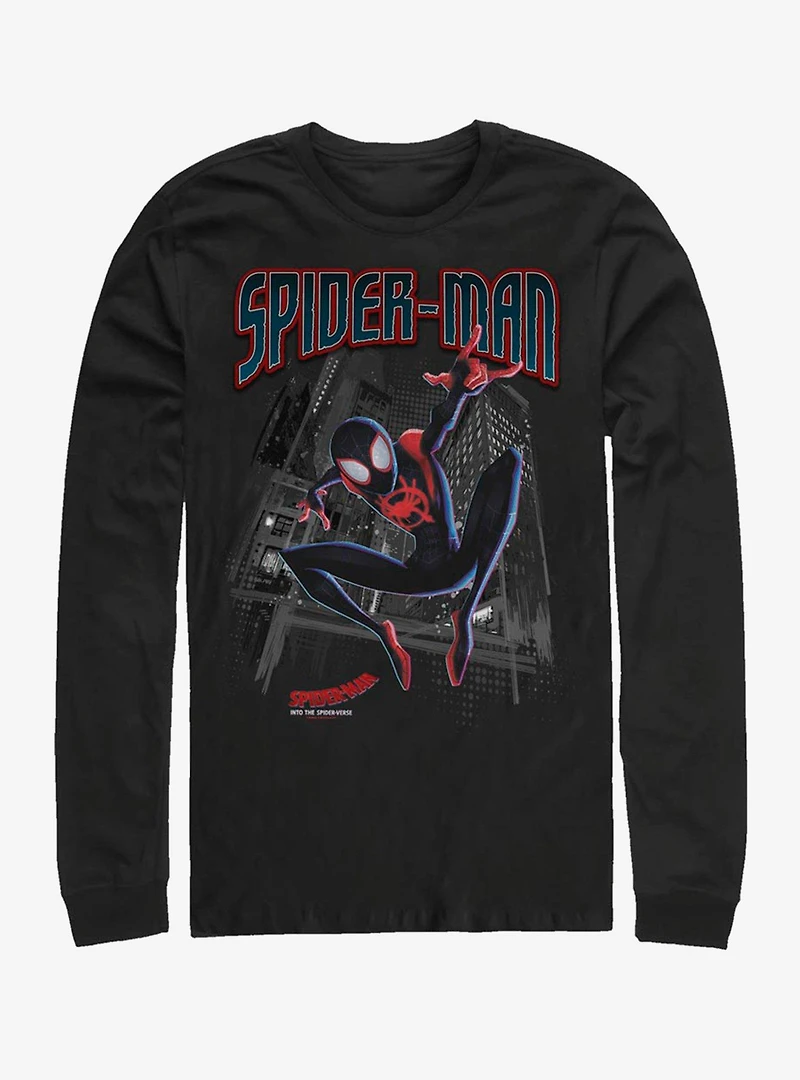 Marvel Spider-Man Tower Hero Long-Sleeve T-Shirt
