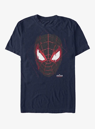 Marvel Spider-Man Miles Morales Glitch Mask T-Shirt
