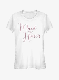 Disney Mickey Mouse Maid Of Honor Girls T-Shirt