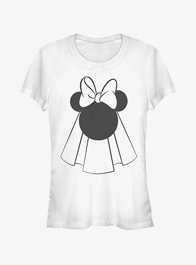 Disney Minnie Mouse Bride Veil Girls T-Shirt
