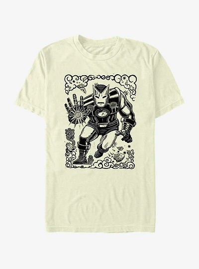 Marvel Iron Man Stencil T-Shirt