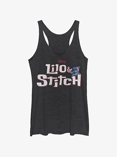 Disney Lilo & Stitch Stitch With Logo Girls Tank