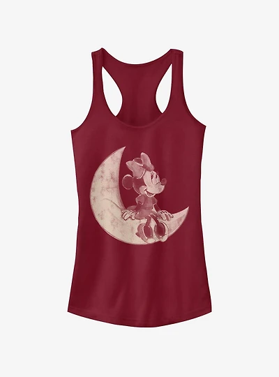 Disney Mickey Mouse Minnie On The Moon Girls Tank