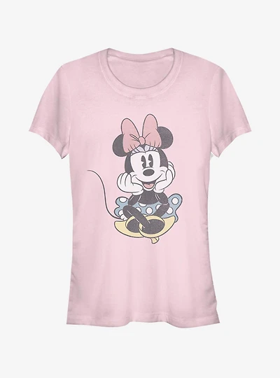 Disney Mickey Mouse Minnie Sit Girls T-Shirt