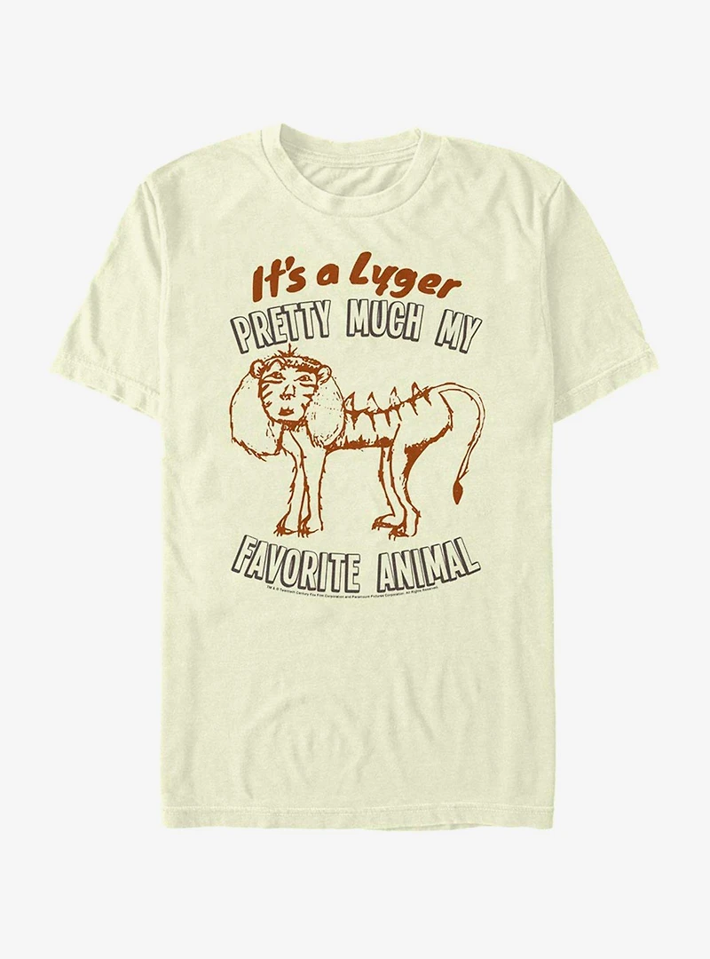 Napoleon Dynamite Lyger Fav Animal T-Shirt