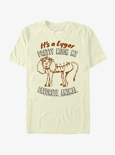 Napoleon Dynamite Lyger Fav Animal T-Shirt