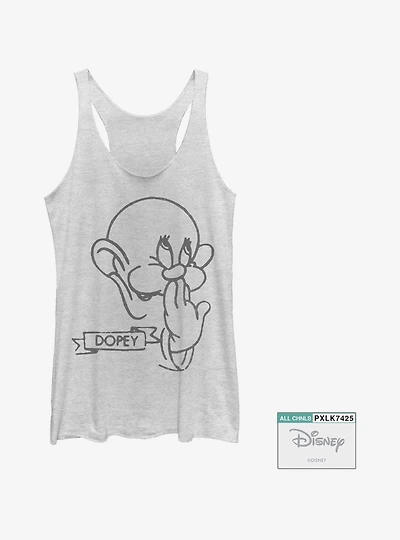 Disney Snow White And The Seven Dwarfs Dopey Girls Tank