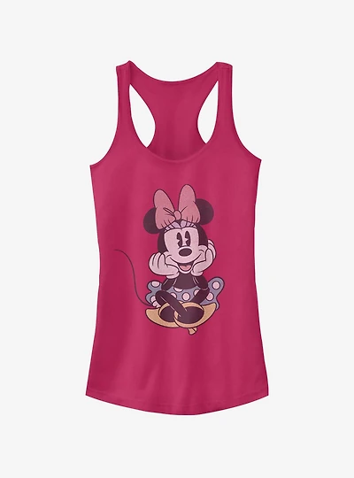 Disney Mickey Mouse Minnie Sit Girls Tank