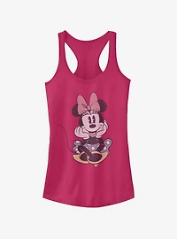 Disney Mickey Mouse Minnie Sit Girls Tank