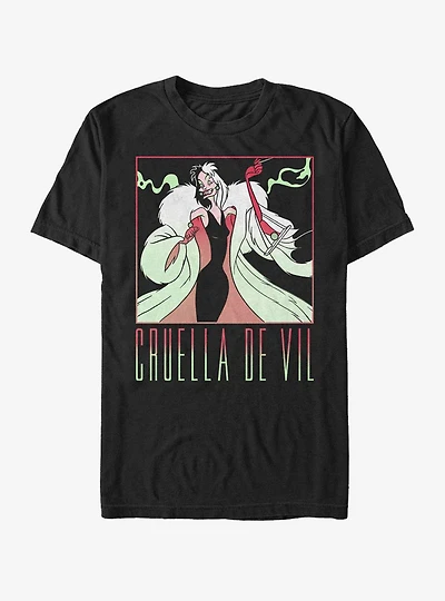 Disney 101 Dalmatians Cruella The Cruel T-Shirt