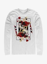 Disney Alice Wonderland Queen Of Hearts Long-Sleeve T-Shirt