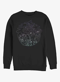 Disney Alice Wonderland Tea Time Line Crew Sweatshirt