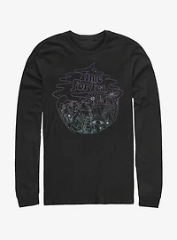 Disney Alice Wonderland Tea Time Line Long-Sleeve T-Shirt