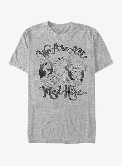 Disney Alice Wonderland All Mad Here T-Shirt