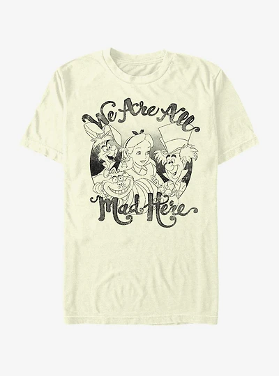 Disney Alice Wonderland All Mad Here T-Shirt