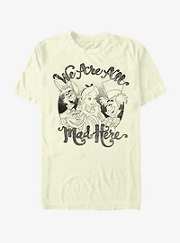 Disney Alice Wonderland All Mad Here T-Shirt