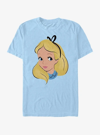 Disney Alice Wonderland Big Face T-Shirt