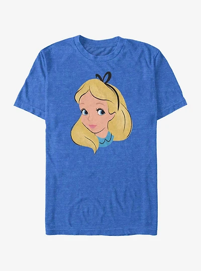 Disney Alice Wonderland Big Face T-Shirt