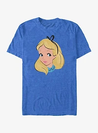 Disney Alice Wonderland Big Face T-Shirt