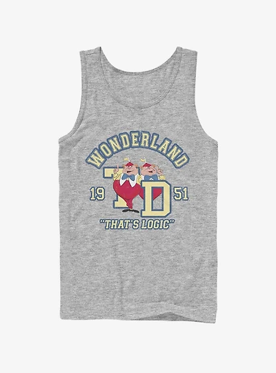 Disney Alice Wonderland Tweedle Collegiate Tank