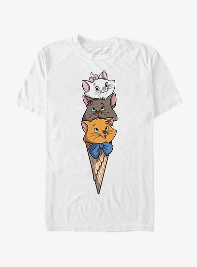 Disney The Aristocats Kitten Ice Cream Stack T-Shirt
