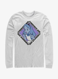 Disney Alice Wonderland Face Long-Sleeve T-Shirt