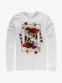 Disney Alice Wonderland Queen Of Hearts Long-Sleeve T-Shirt