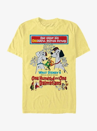 Disney 101 Dalmatians Vintage Poster T-Shirt