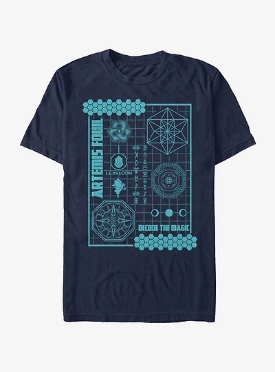 Disney Artemis Fowl Schematic T-Shirt