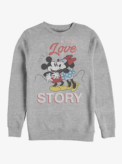 Disney Mickey Mouse True Love Story Sweatshirt