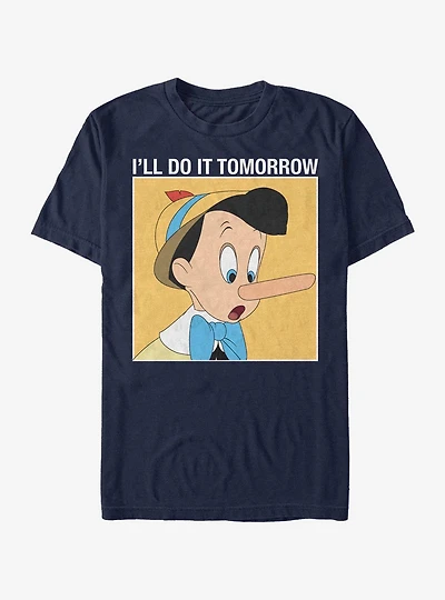 Disney Pinocchio Do It Tomorrow T-Shirt