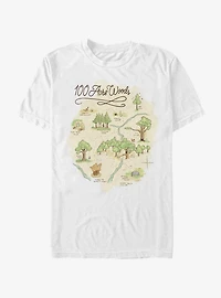 Disney Winnie The Pooh 100 Acre Map T-Shirt