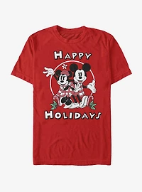 Disney Mickey Mouse & Minnie Holiday T-Shirt
