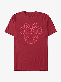 Disney Mickey Mouse Minnie Hearts Fill T-Shirt