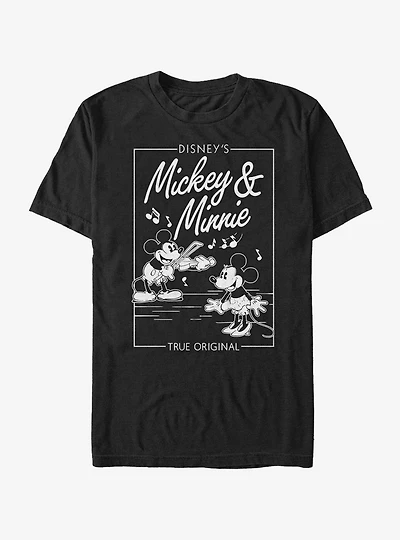 Disney Mickey Mouse Minnie Music Cover T-Shirt