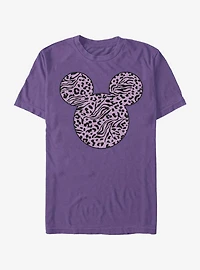 Disney Mickey Mouse Zebra Cheeta Fill T-Shirt