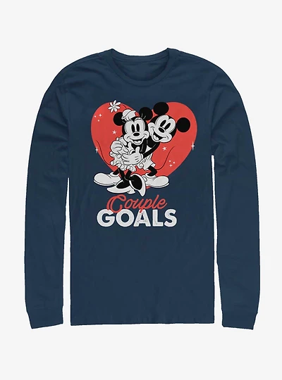 Disney Mickey Mouse & Minnie Couple Goals Long-Sleeve T-Shirt