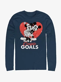 Disney Mickey Mouse & Minnie Couple Goals Long-Sleeve T-Shirt