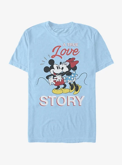 Disney Mickey Mouse & Minnie True Love Story T-Shirt