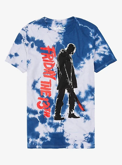 Friday The 13th Jason Silhouette Tie-Dye T-Shirt