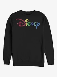 Disney Classic Multicolor Logo Disney Crew Sweatshirt