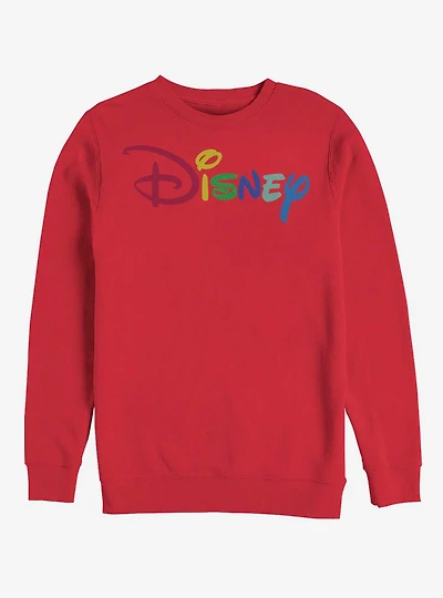 Disney Classic Multicolor Logo Crew Sweatshirt