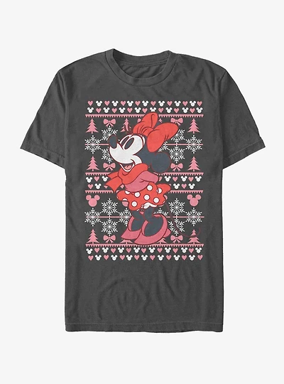 Disney Minnie Mouse Holiday Sweater T-Shirt