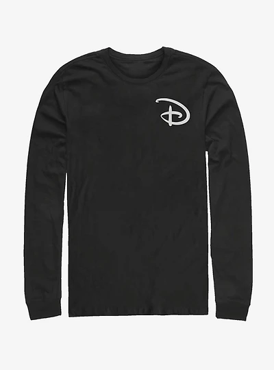 Disney Classic D Logo Pocket Long-Sleeve T-Shirt
